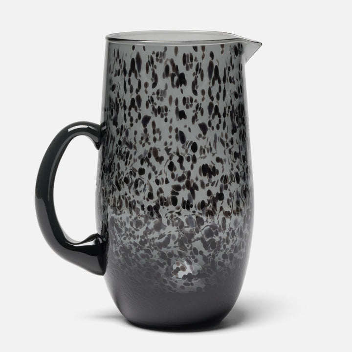 Andrew Leopard Pitcher Glass Hand Blown