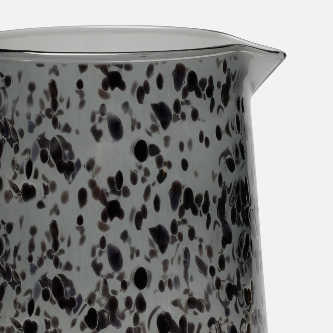 Andrew Leopard Pitcher Glass Hand Blown
