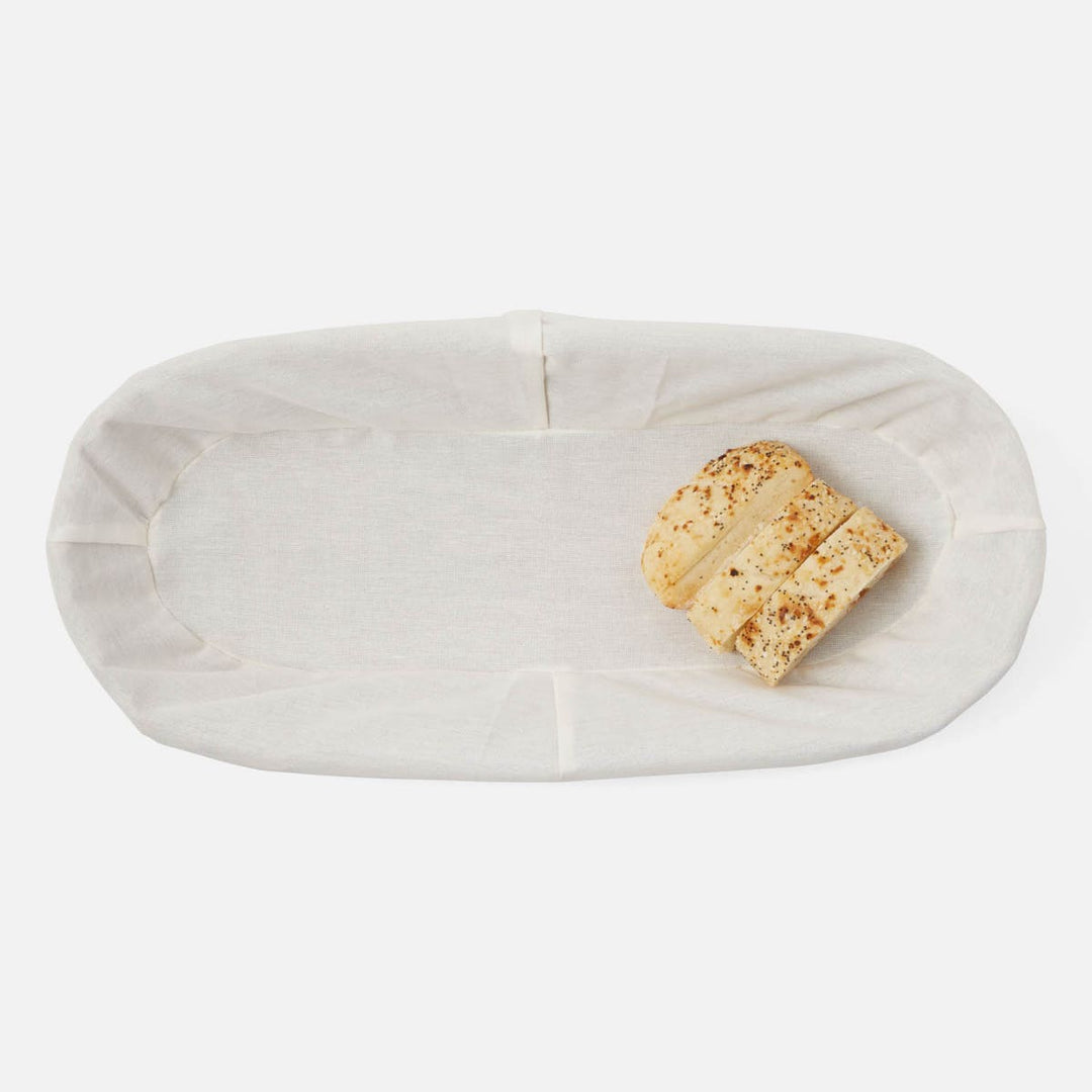 Azalea Natural Oblong Bread Basket Braided Grass Large,Pack/2
