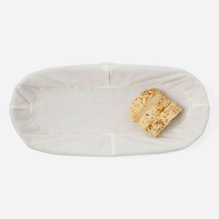 Azalea Natural Oblong Bread Basket Braided Grass Large,Pack/2