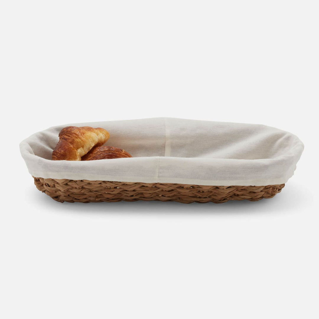 Azalea Natural Oblong Bread Basket Braided Grass Small Pack/2