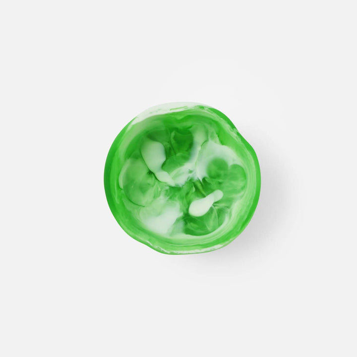 Beatrix Green Swirled Serving Bowls Resin Set/2