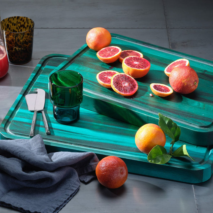 Cooper Emerald Cutting Board Acacia Wood 20X16