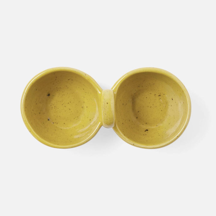 Desmond Chartreuse Salt Glaze Snack Bowl Stoneware Double Pack/2