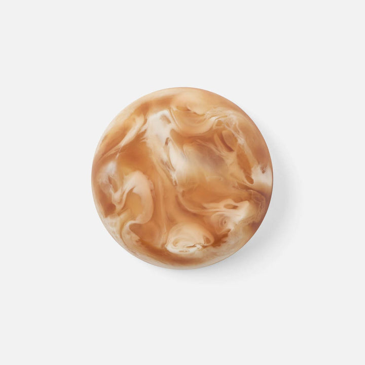 Hugo Amber Swirled Hors D'Oeuvre Bowl Resin 4X15 Pack/2
