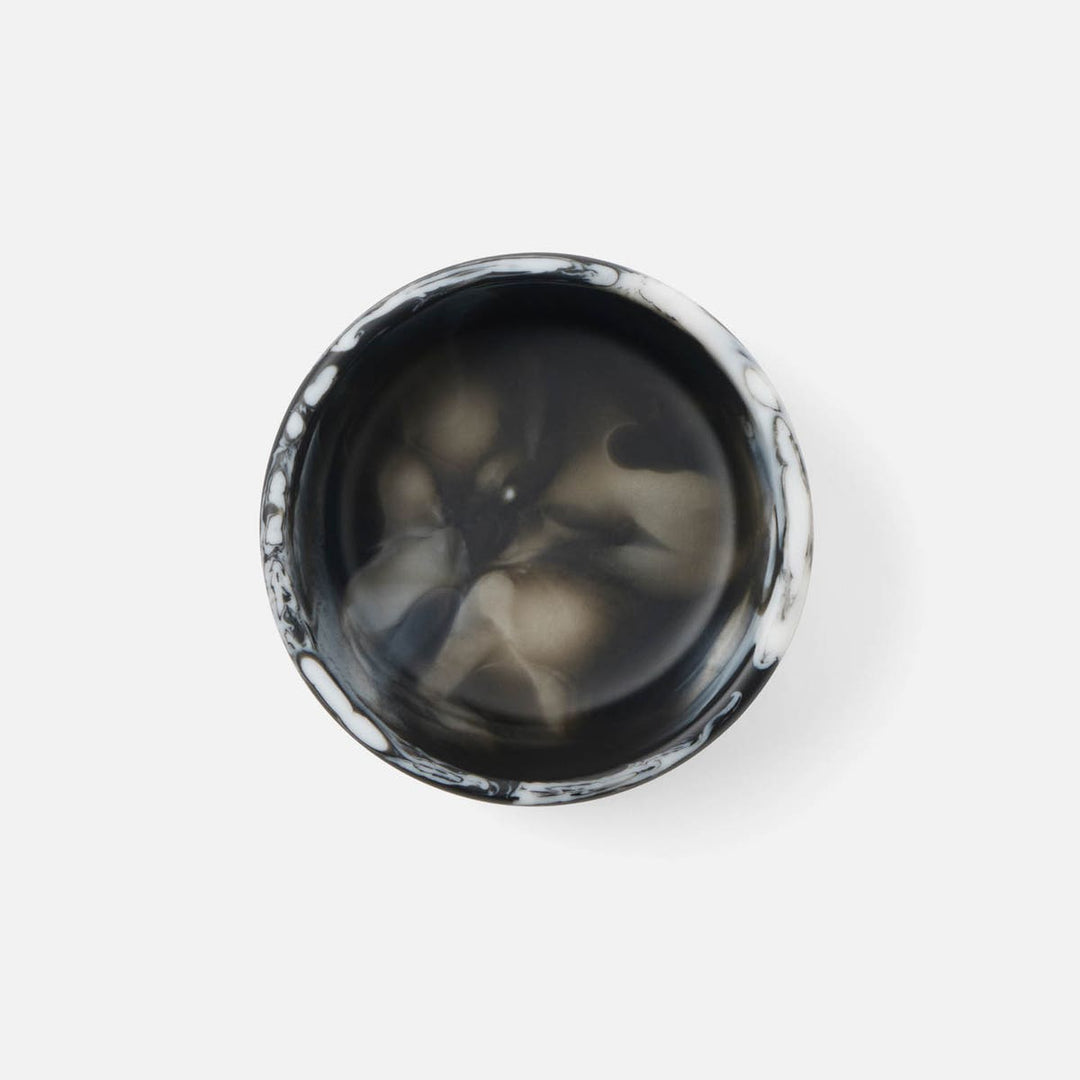 Hugo Black Swirled Hors D'Oeuvre Bowl Resin 4X15 Pack/2