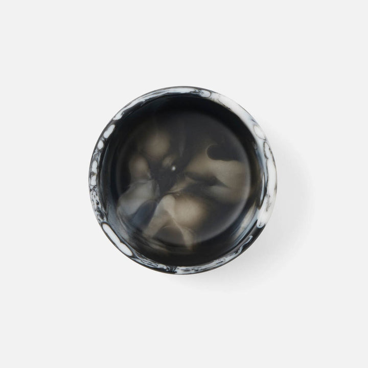 Hugo Black Swirled Hors D'Oeuvre Bowl Resin 4X15 Pack/2
