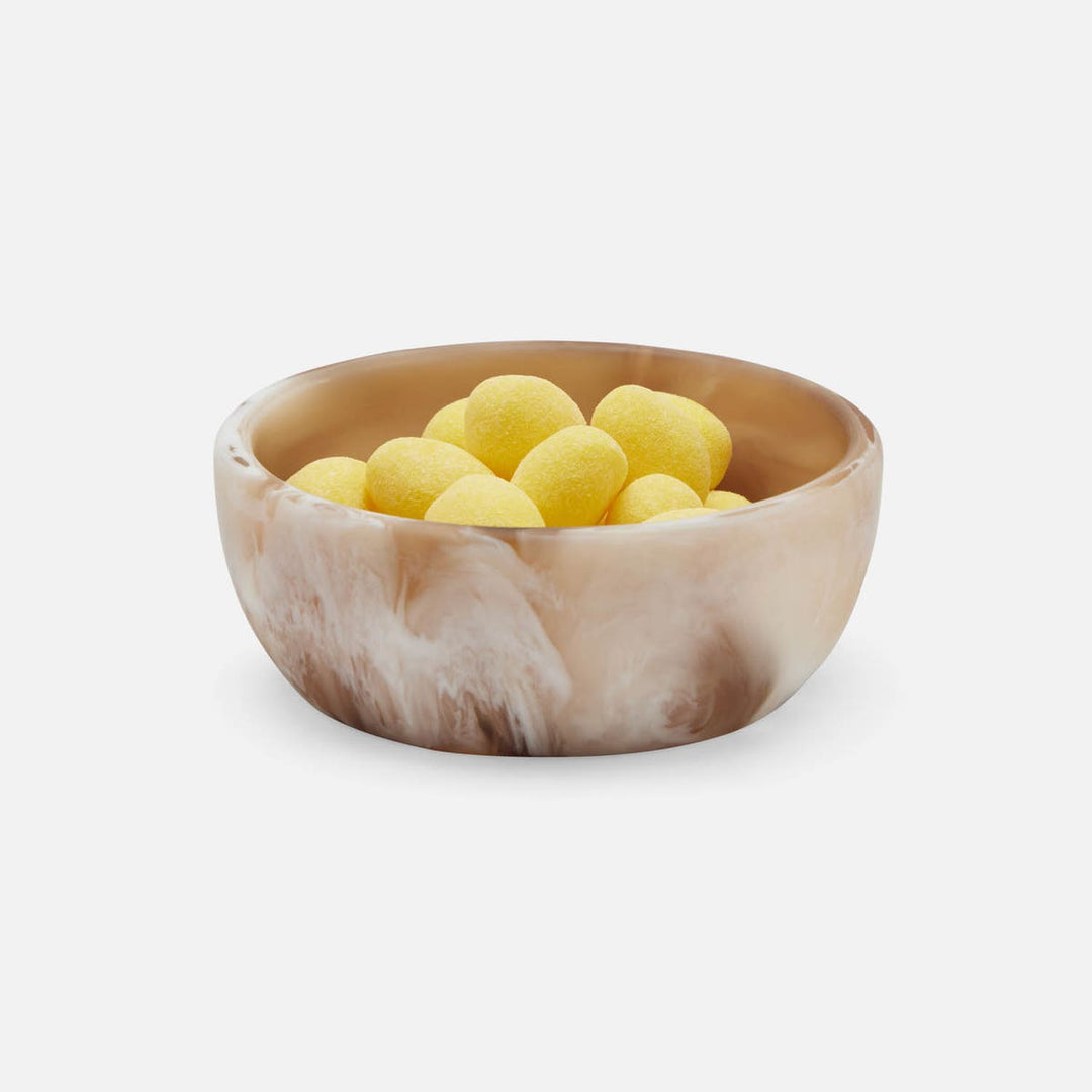 Hugo Brown Swirled Hors D'Oeuvre Bowl Resin 4X15 Pack/2
