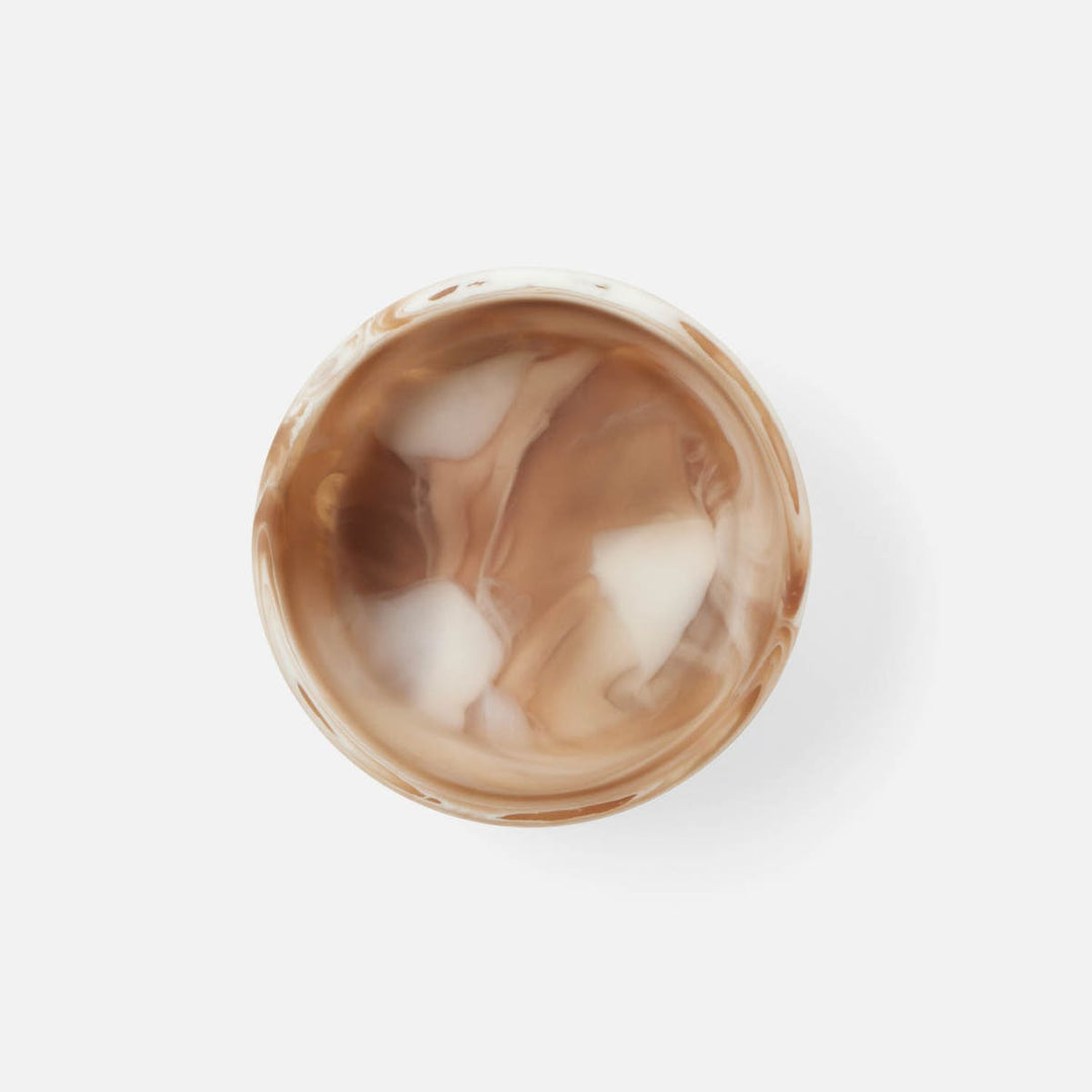 Hugo Brown Swirled Hors D'Oeuvre Bowl Resin 4X15 Pack/2