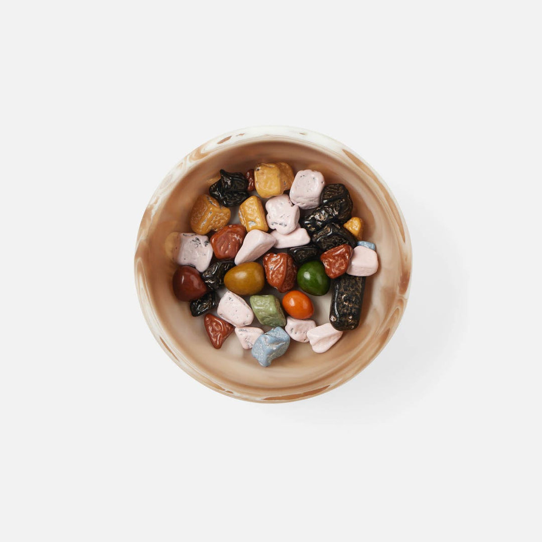 Hugo Brown Swirled Hors D'Oeuvre Bowl Resin 4X15 Pack/2