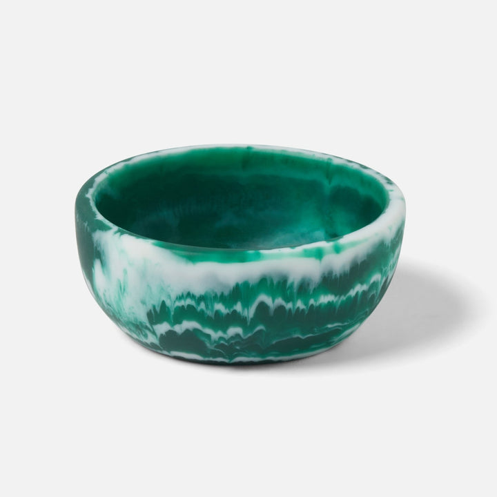 Hugo Green Swirled Hors D'Oeuvre Bowl Resin 4X15 Pack/2