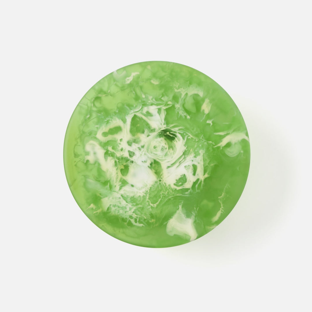 Hugo Green Swirled Cake Stand Resin Small