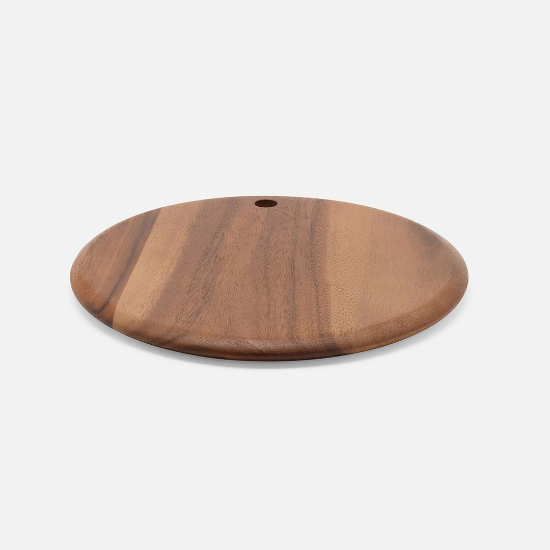 Jameson Natural Round Serving Board Acacia Wood Set/2