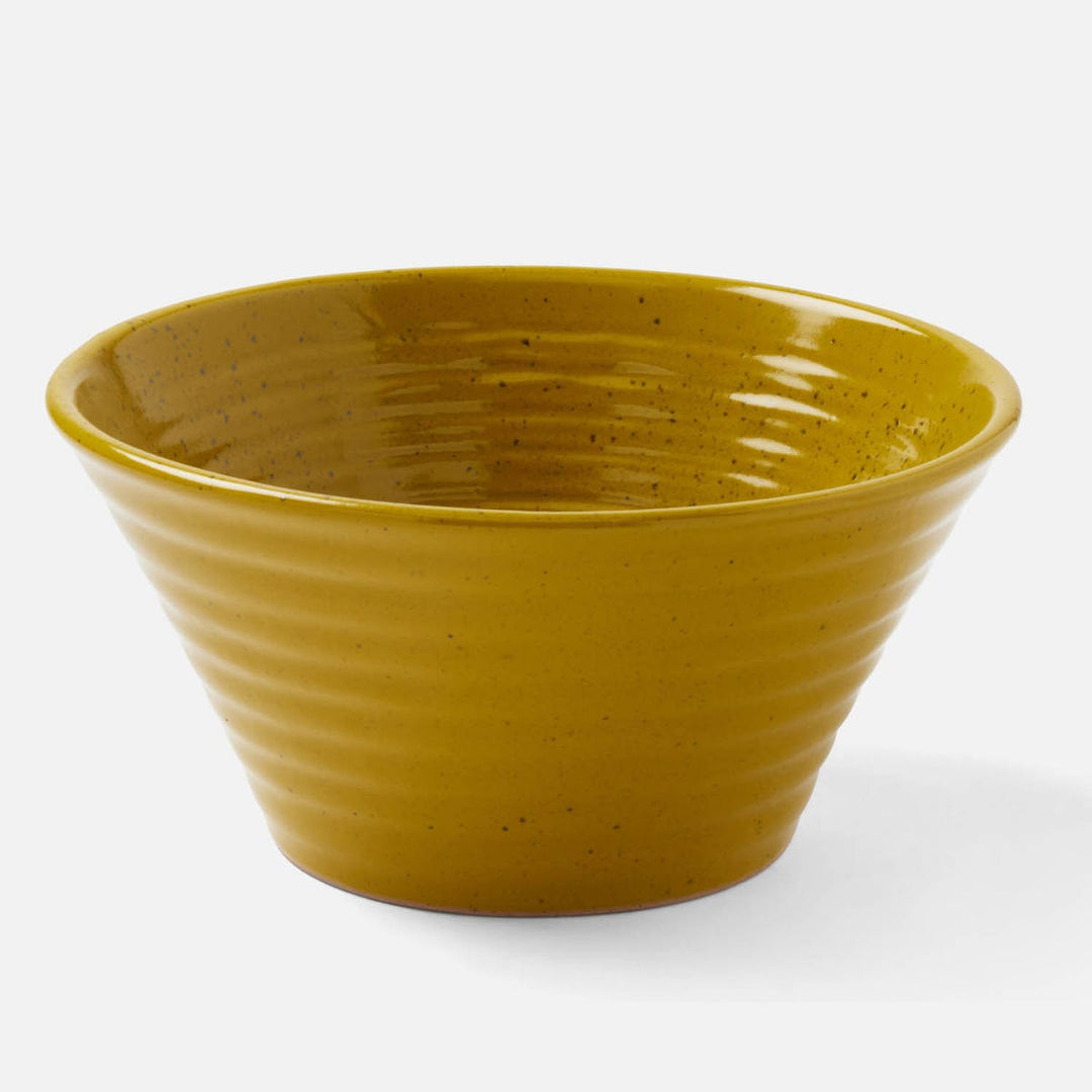 Jules Chartreuse Salt Glaze Serving Bowl Stoneware Set/3