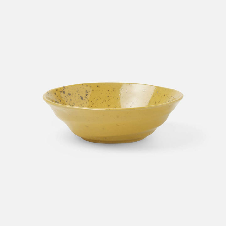 Marcus Chartreuse Salt Glaze Tapered Serving Bowl Stoneware Small Pack/2
