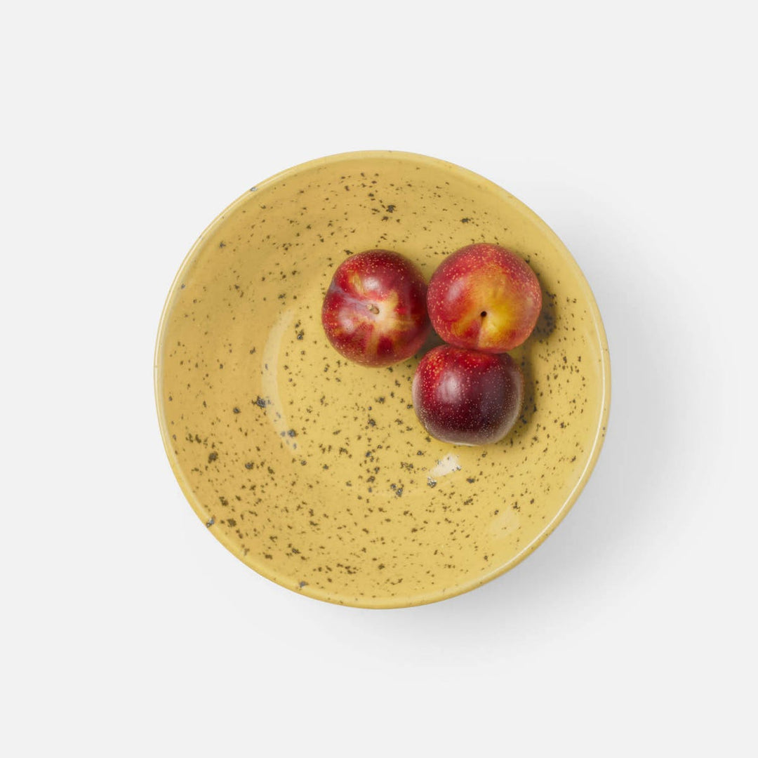 Marcus Chartreuse Salt Glaze Tapered Serving Bowl Stoneware Small Pack/2