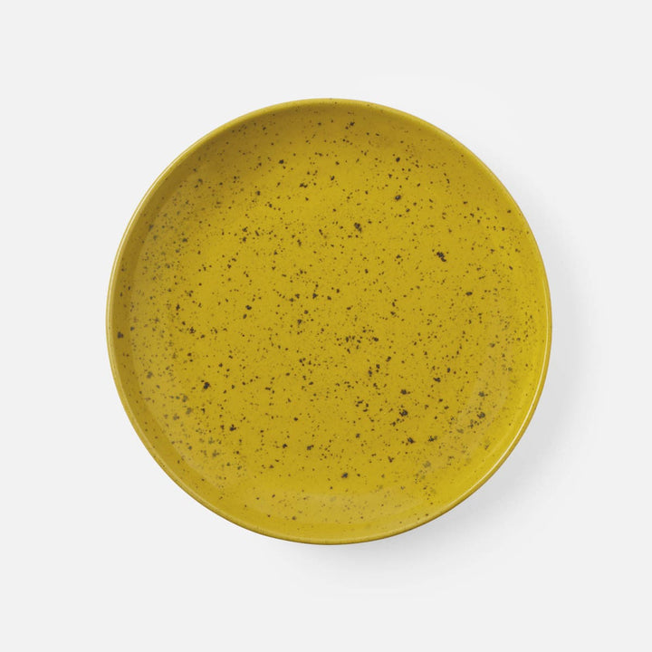Marcus Chartreuse Salt Glaze Round Serving Platter Stoneware Small Pack/2