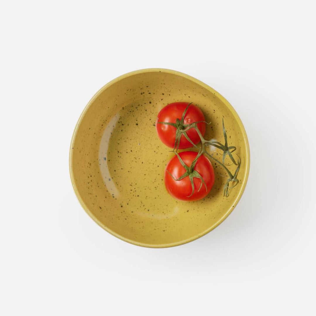 Marcus Chartreuse Salt Glaze Deep Serving Bowl Stoneware Small