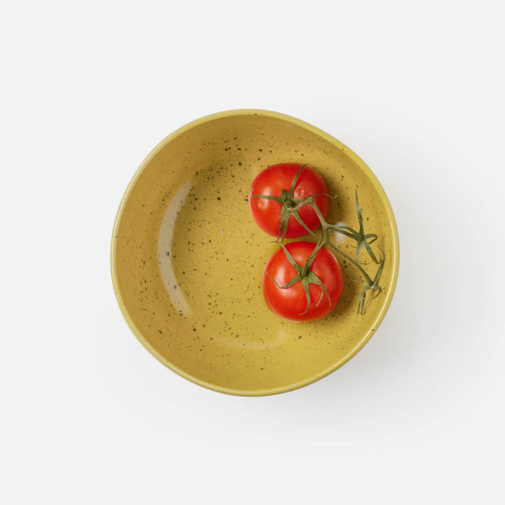 Marcus Chartreuse Salt Glaze Deep Serving Bowl Stoneware Small