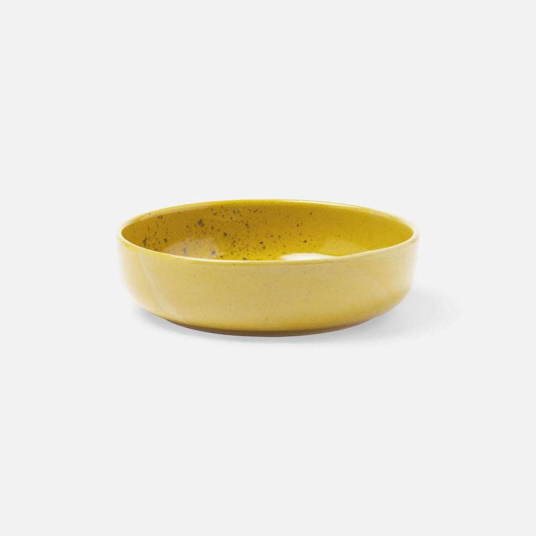 Marcus Chartreuse Salt Glaze Round Serving Bowl Stoneware Small Pack/2