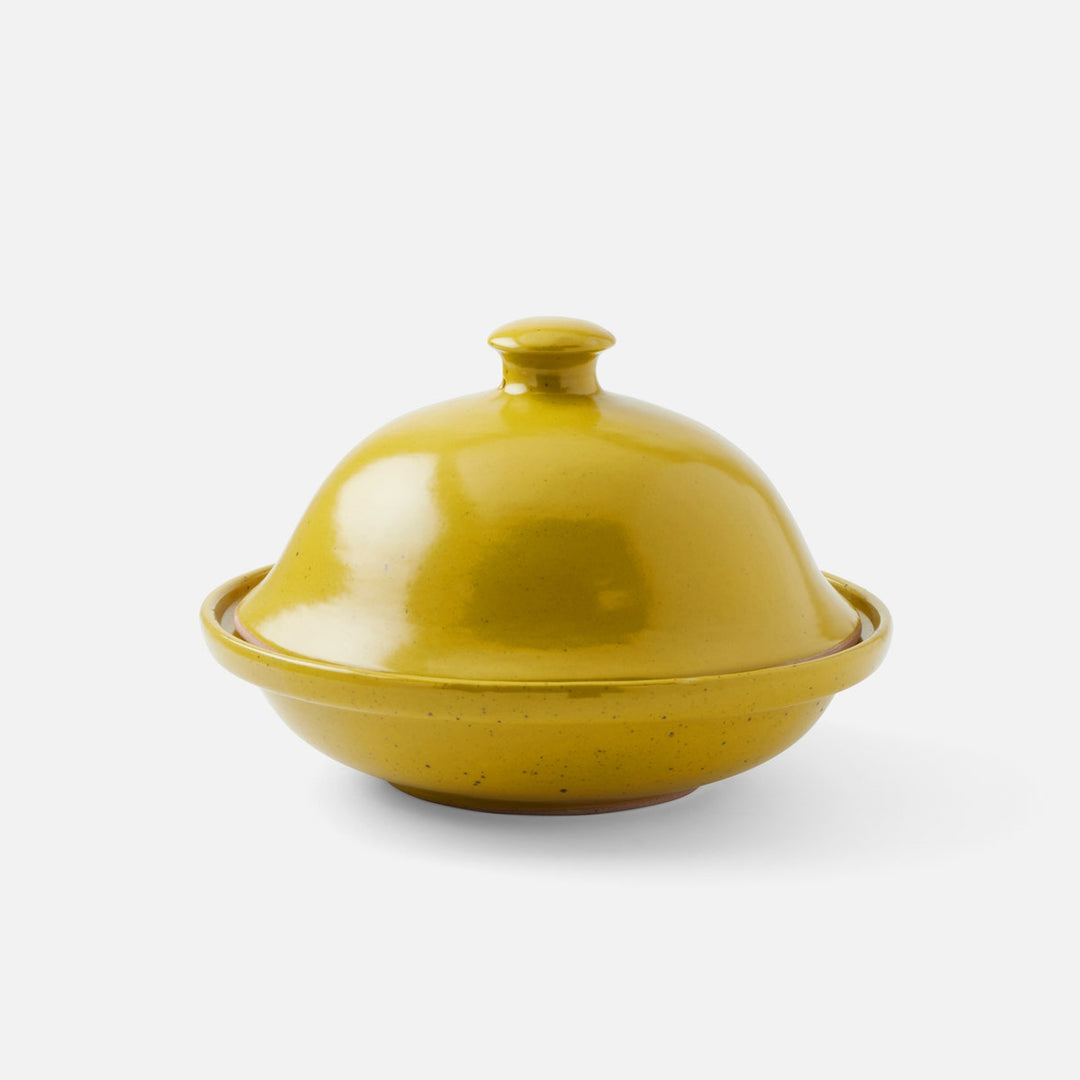 Marcus Chartreuse Salt Glaze Cloche Serving Bowl Stoneware Medium