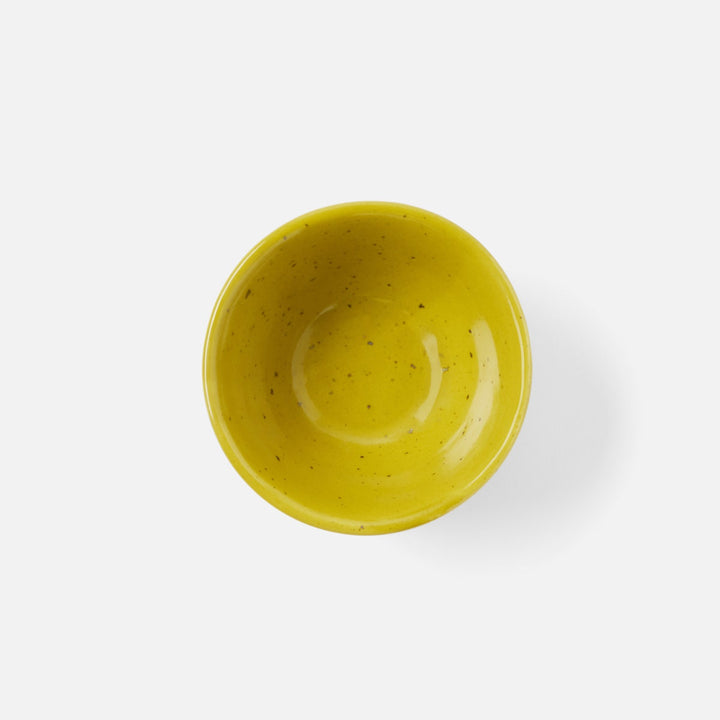 Marcus Chartreuse Salt Glaze Hors D'Oeuvre Bowl Stoneware Pack/4