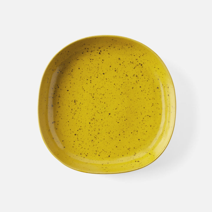 Marcus Chartreuse Salt Glaze Square Serving Platter Stoneware Pack/2