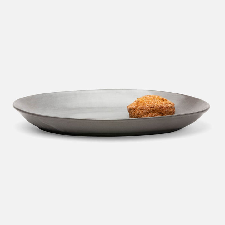 Marcus Cement Glaze Oval Serving Platter Stoneware Large Pack/2