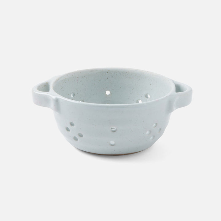 Marcus White Salt Glaze Berry Bowl W/ Handles Stoneware Pack/4