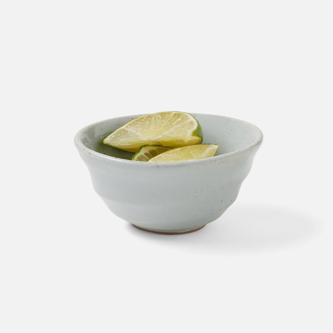 Marcus White Salt Glaze Hors D'Oeuvre Bowl Stoneware Pack/4