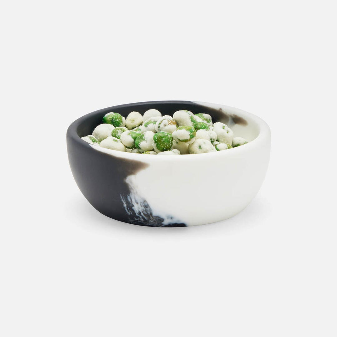 Maxton Black/White Hors D'Oeuvre Bowl Resin 4X15 Pack/2