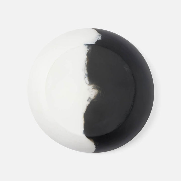 Maxton Black/White Chip And Dip Bowl Resin