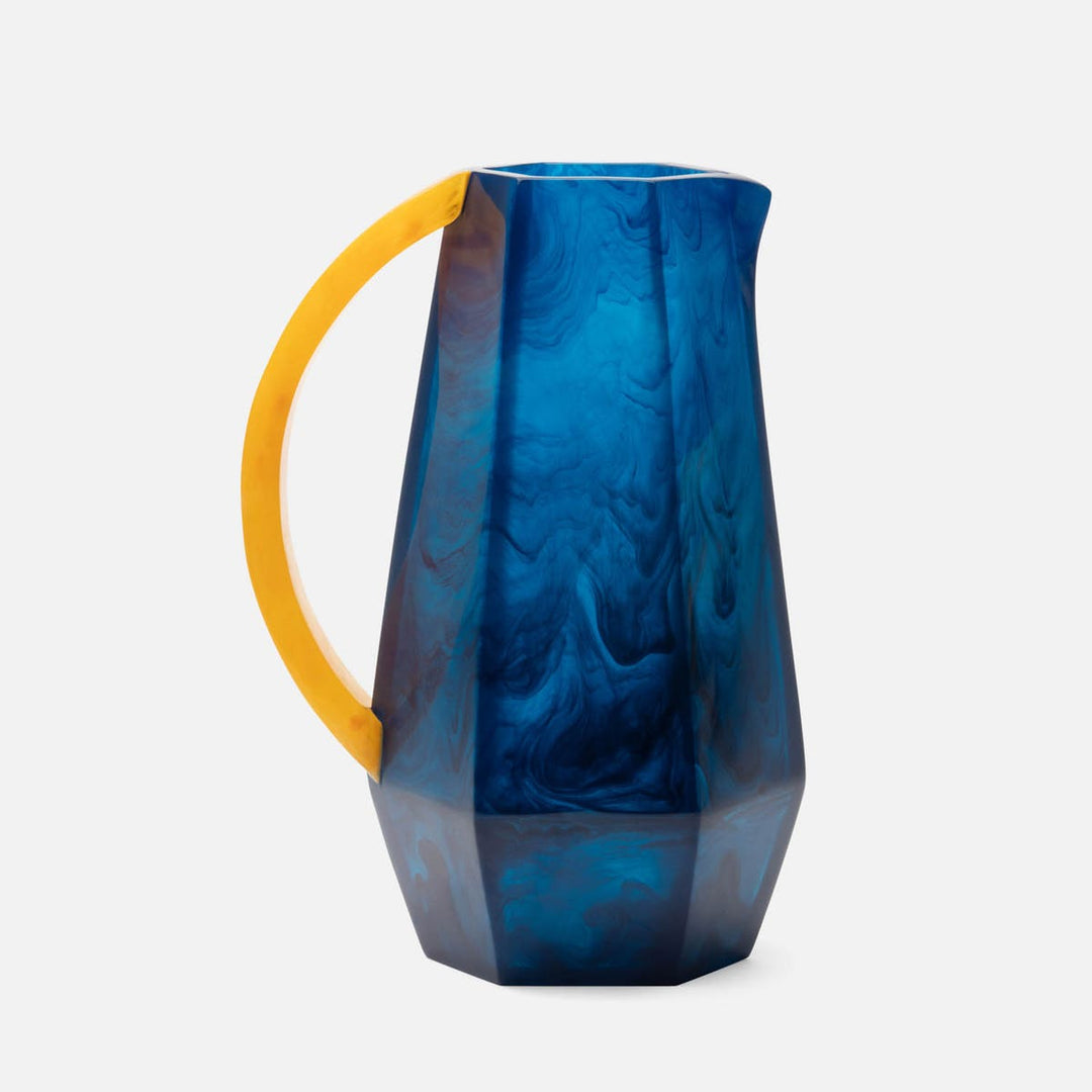 Megan Large Cobalt/Marigold Pitcher