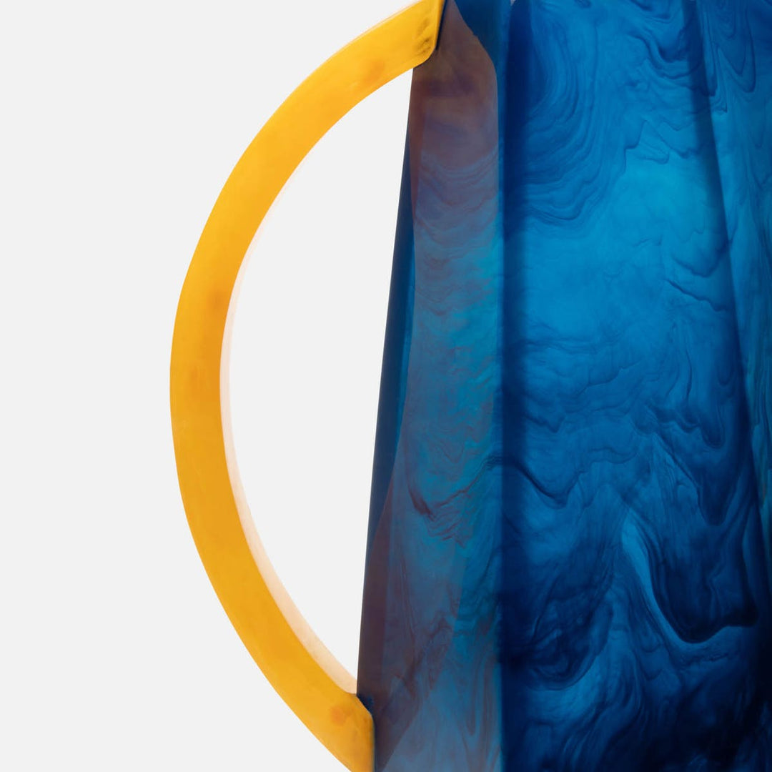 Megan Large Cobalt/Marigold Pitcher