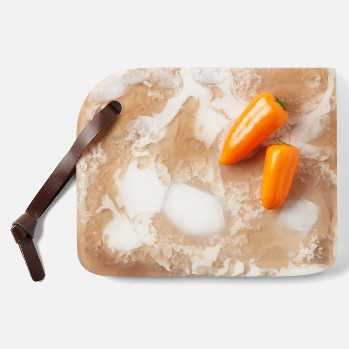 Noah Brown Swirled Serving Board Resin Small