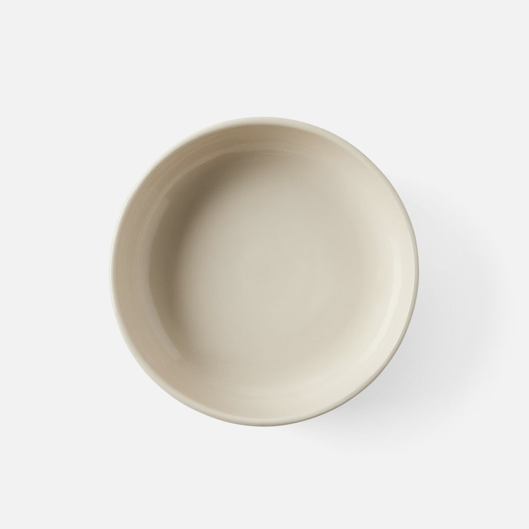 Nolan Black Cream Round Serving Bowl Stoneware Small Pack/2