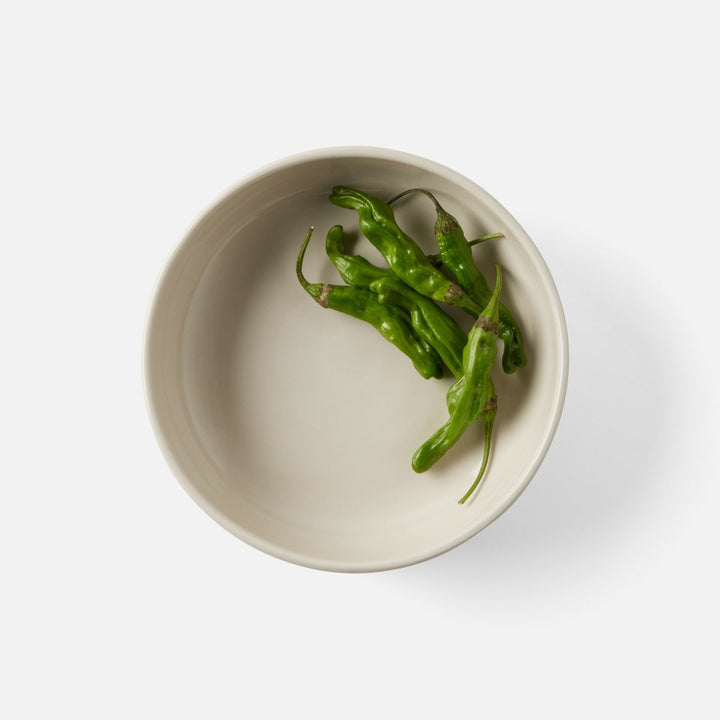 Nolan Black Cream Round Serving Bowl Stoneware Small Pack/2