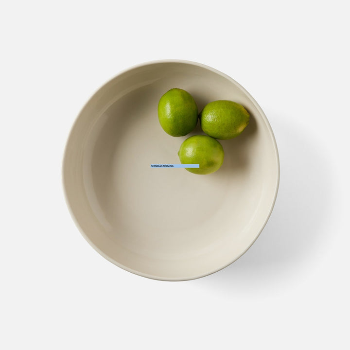 Nolan Navy Cream Round Serving Bowl Stoneware Small Pack/2