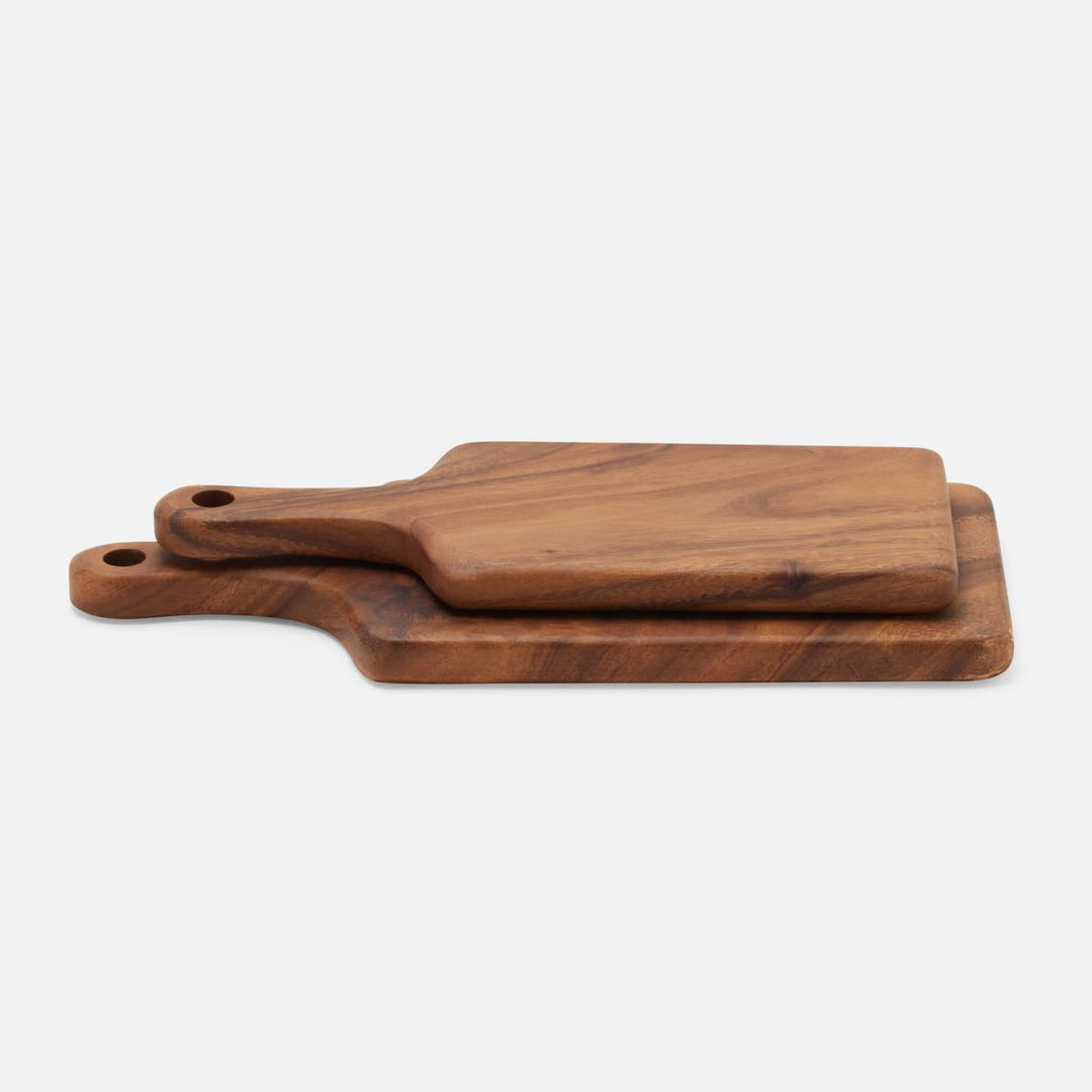 Paola Natural Acacia Serving Boards Small And Large Set/2