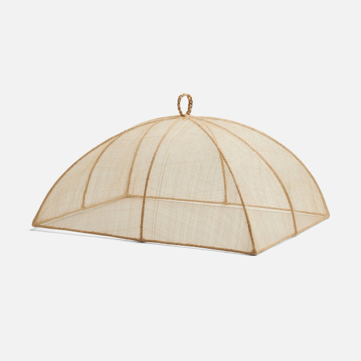 Rachel Natural Food Cover Rectangular Sinamay Set/2