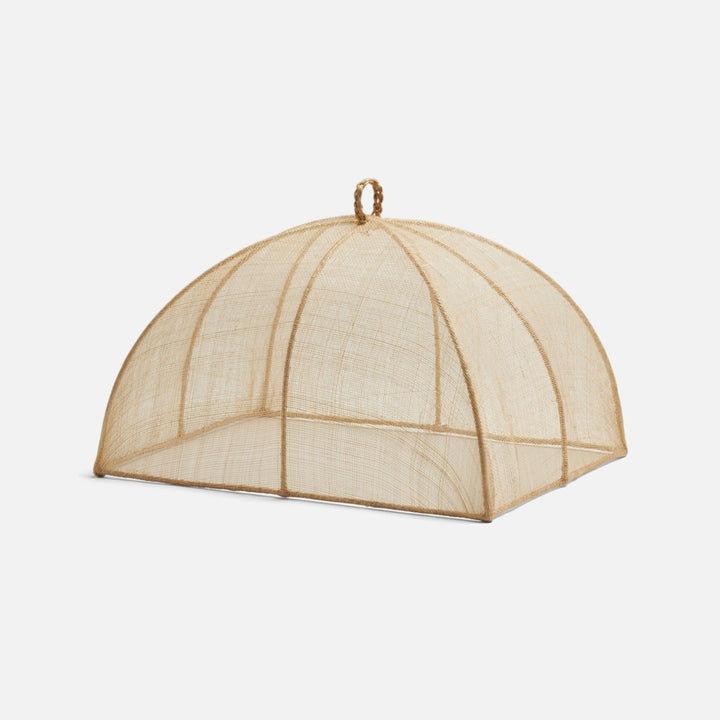 Rachel Natural Food Cover Rectangular Sinamay Set/2