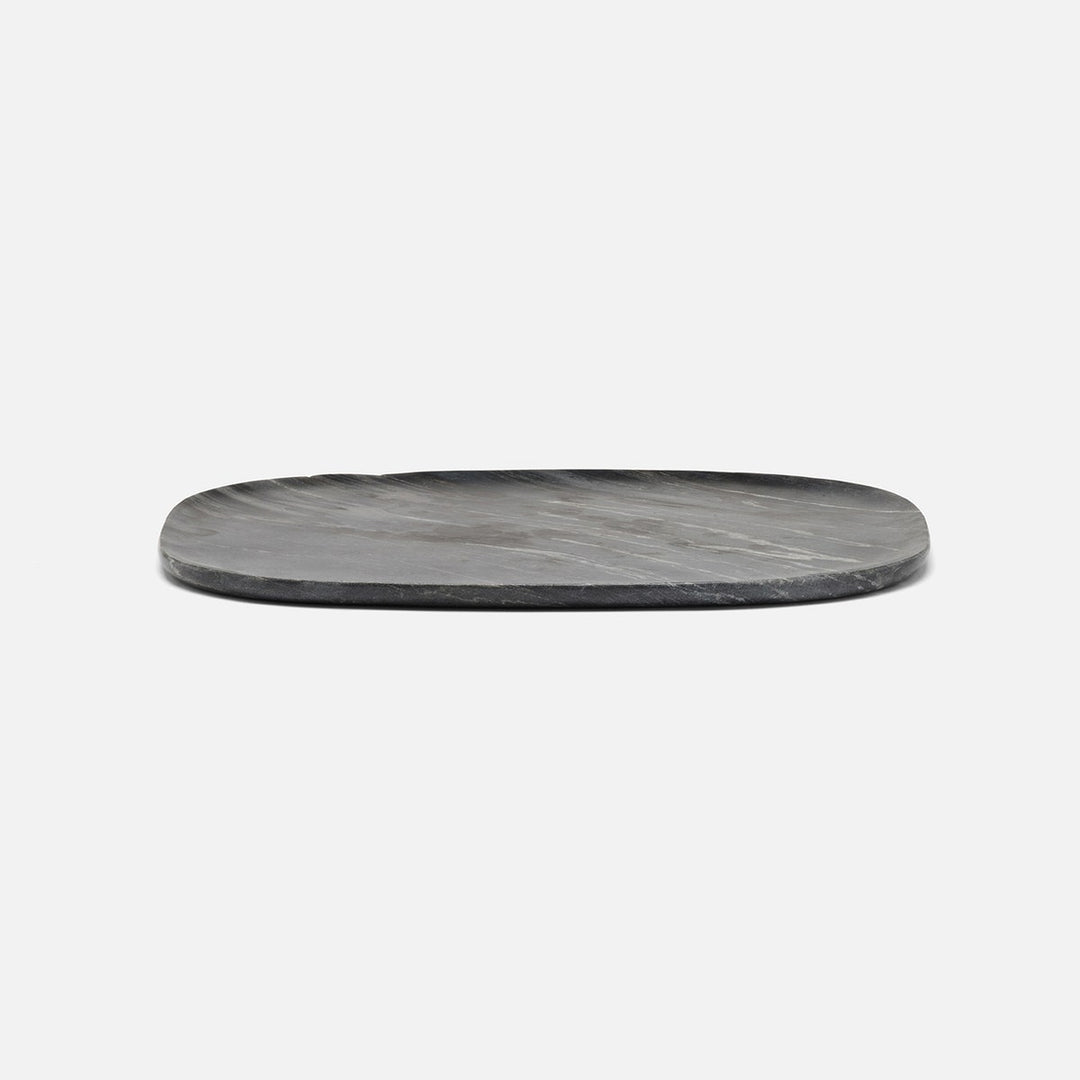 Rhea Gray Serving Trays Marble Set/2