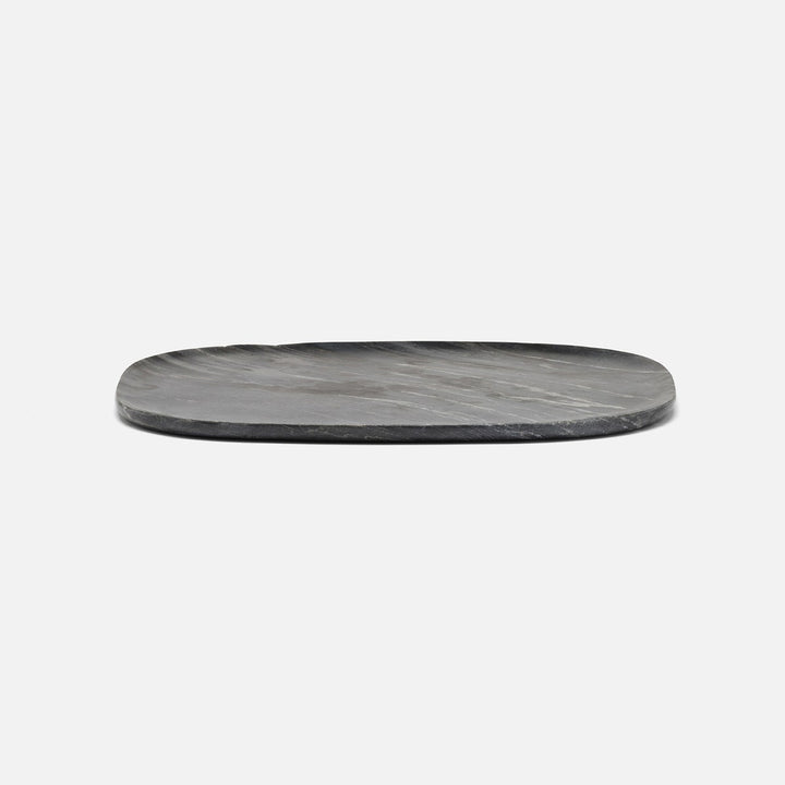 Rhea Gray Serving Trays Marble Set/2
