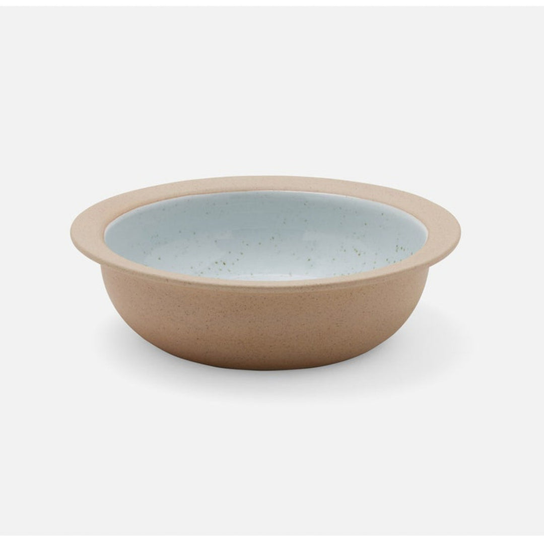 Rivka White Salt Glaze Serving Bowl Stoneware Medium Pack/2