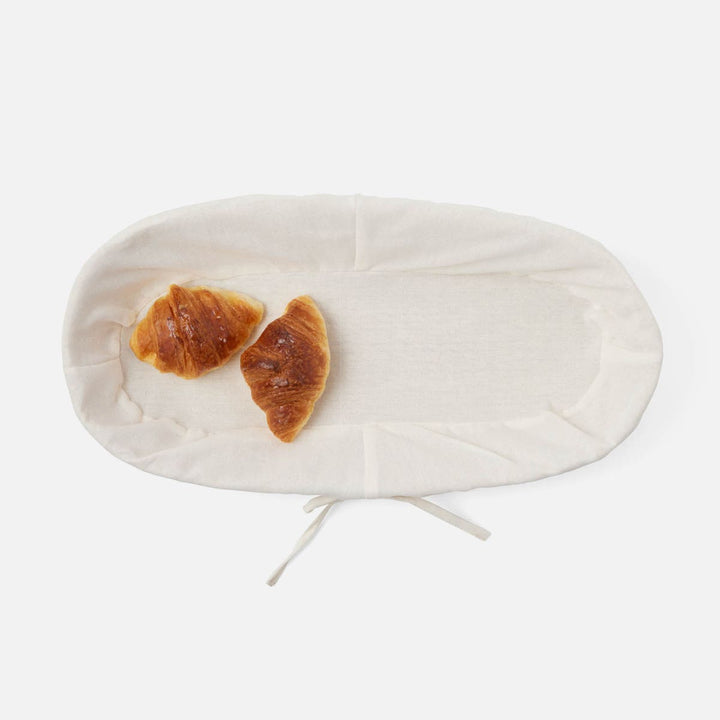 Senna Bleached Abaca Oblong Bread Basket Large Pack/2