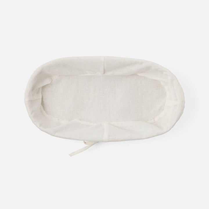Senna Bleached Abaca Oblong Bread Basket Small Pack/2