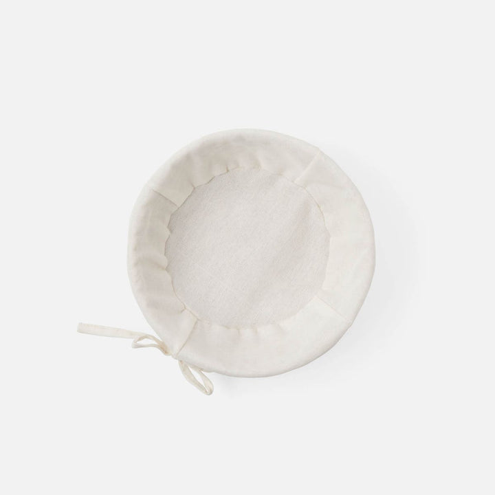 Senna Bleached Abaca Round Bread Basket Small Pack/2