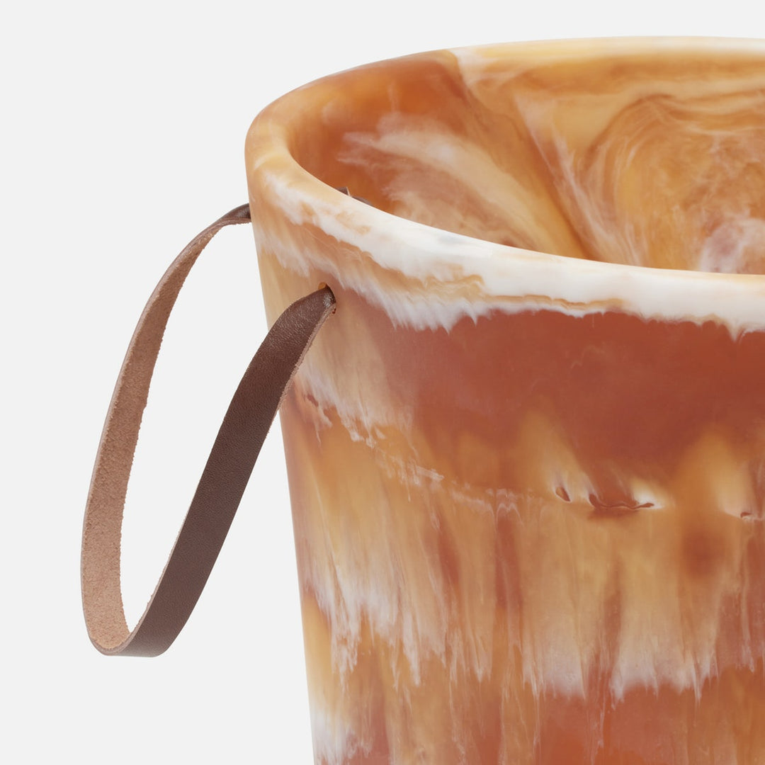 Wesley Amber Swirled Resin Champagne Bucket