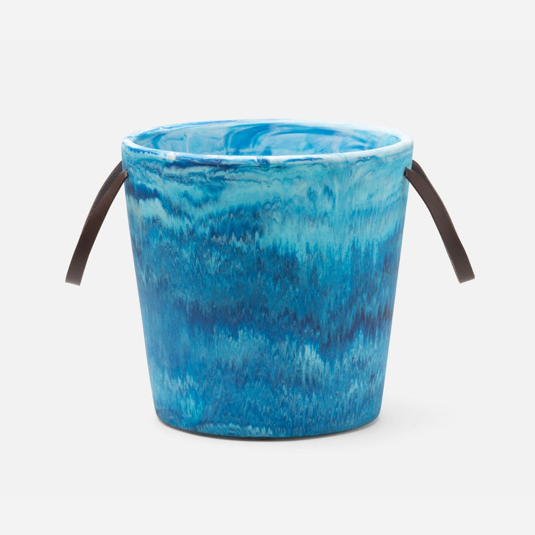 Wesley Blue Swirled Resin Champagne Bucket