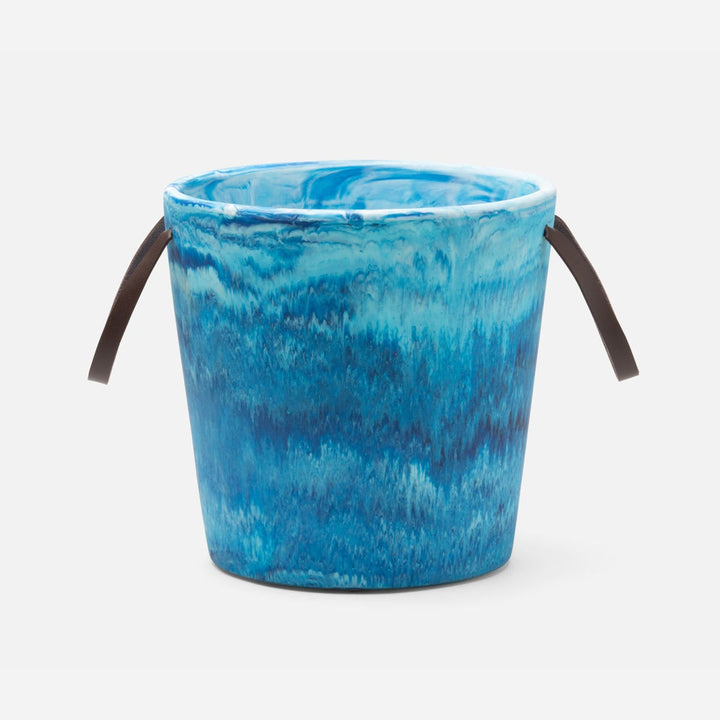 Wesley Blue Swirled Resin Champagne Bucket